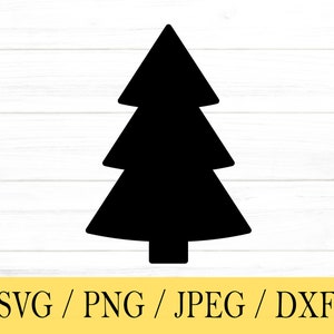 Arbre de Noël svg, SVG de vacances, svg, png, dxf, jpeg, téléchargement numérique, fichier de coupe, Cricut, Silhouette, Glowforge, fichiers Svg pour cricut