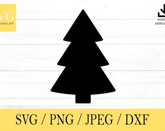 Christmas Tree svg, Holiday SVG, svg, png, dxf, jpeg, Digital Download, Cut File, Cricut, Silhouette, Glowforge, Svg files for cricut