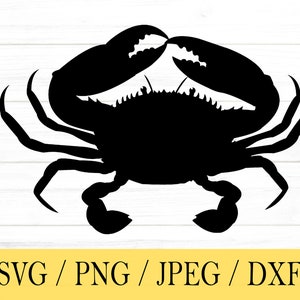 Crab svg, Animal SVG, svg, png, dxf, jpeg, Digital Download, Cut File, Cricut, Silhouette, Glowforge, Svg files for cricut