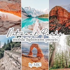 National Park Preset, Lightroom Preset, Instagram Preset, Lifestyle Photo Editing, Blogger and Influencer Presets, DNG, XMP, Mobile, Desktop