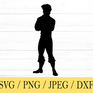 Prins svg, prins, zeemeermin, png, dxf, jpeg, digitale download, bestand knippen, Cricut, silhouet, Glowforge