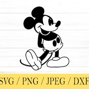 Mouse svg, Vintage Mouse, svg, png, dxf, jpeg, Digital Download, Cut File, Cricut, Silhouette, Glowforge, Svg files for cricut