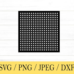 Rattan Square svg, Rattan SVG, Cane, svg, png, dxf, jpeg, Digital Download, Cut File, Cricut, Silhouette, Glowforge, Svg files for cricut