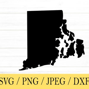 Rhode Island SVG, Estado svg, Estados Unidos, Forma, svg, png, dxf, jpeg, Download digital, Arquivo de corte, Cricut, Silhueta, Glowforge