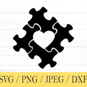 Autism svg, Autism Puzzle SVG, svg, png, dxf, jpeg, Digital Download, Cut File, Cricut, Silhouette, Glowforge, Svg files for cricut
