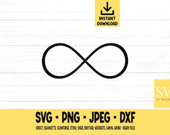 Infinity Symbol Svg. Vector Cut File for Cricut, Silhouette, Pdf Png ...
