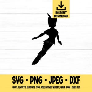 Fliegender Junge svg, svg, png, dxf, jpeg, Digital Download, Cut-Datei, Cricut, Silhouette, Glowforge