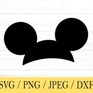 Mouseketeer Hat svg, Mouse Ears, Mouse Hat, svg, png, dxf, jpeg, Digital Download, Cut File, Cricut, Silhouette, Glowforge