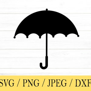 Umbrella SVG, svg, png, dxf, jpeg, Digital Download, Cut File, Cricut, Silhouette, Glowforge, Svg files for cricut