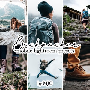 Travel Lightroom Presets, Backpacker, Instagram Presets, Lifestyle Photo Editing, Blogger and Influencer Presets, DNG, XMP, Mobile, Desktop