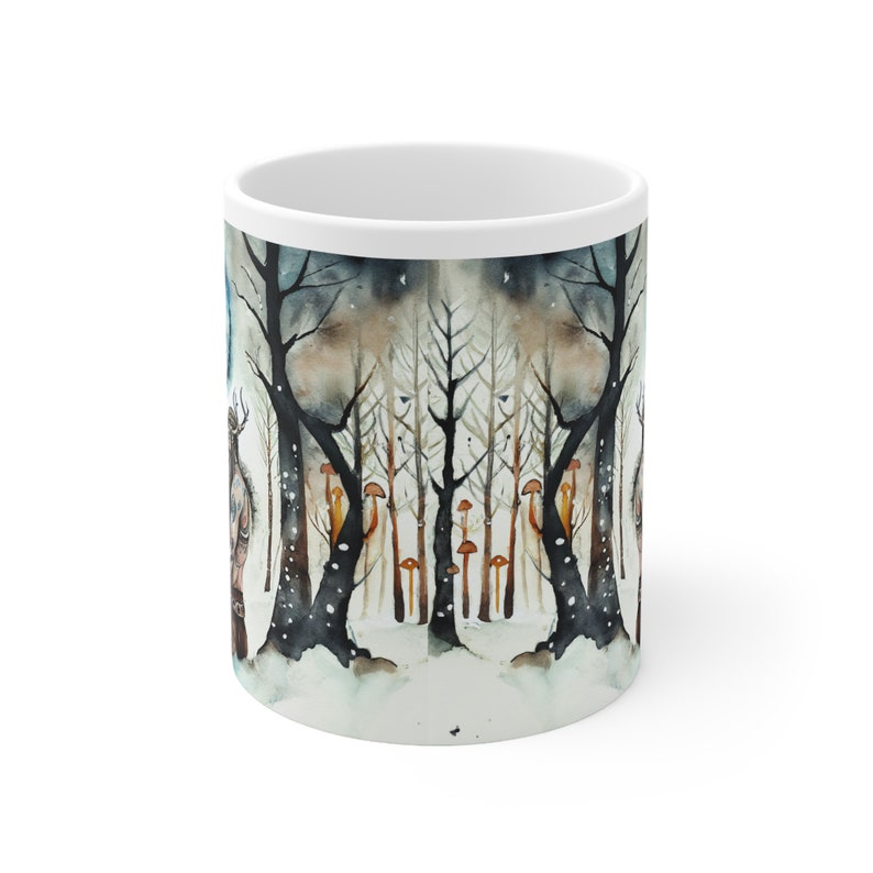 Winter Solstice Hot Cider Mulled Wine Cup Viking Pagan Wiccan Yule Viking Celtic Inspired Design image 1