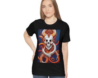 Dragon Skull Halloween Harvest Solstice Graphic Shirt - Cool Comfortable Shirt -