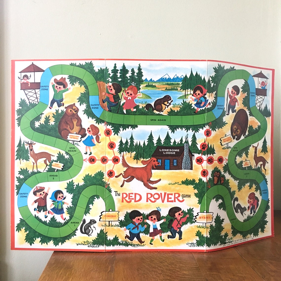 Vintage 1963 Cadaco Red Rover Game no. 248 Etsy