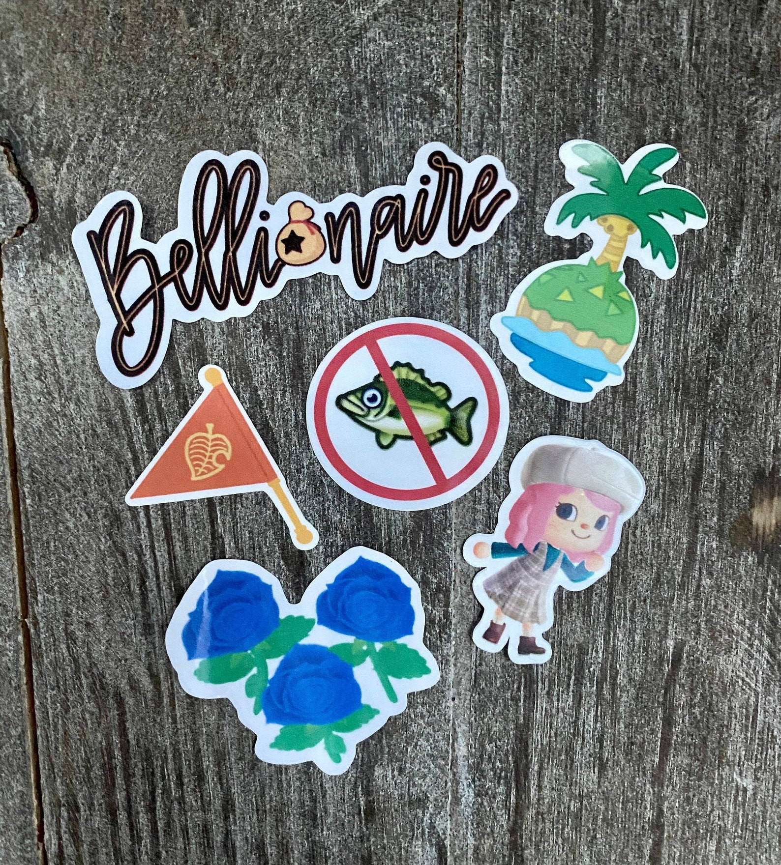 ACNH Stickers Pack of 6 Etsy