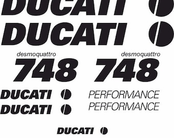 Ducati Performance 748 Performance Quality Vinyl Decals Any Colour Best Price Uk