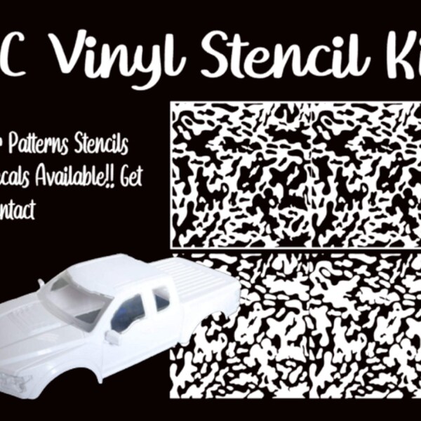 Stencils for Rc Car Etsy