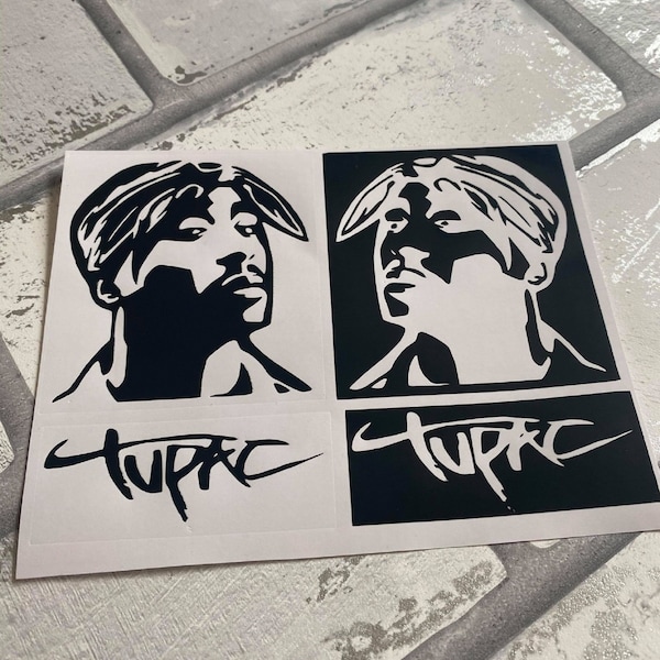 Personnalisé Tupac Sneaker Shoe Trainer Stencils Quality Vinyl Stencil Graphics Convient à la peinture / aérographe / gravure * Meilleur prix gratuit UK P & P *