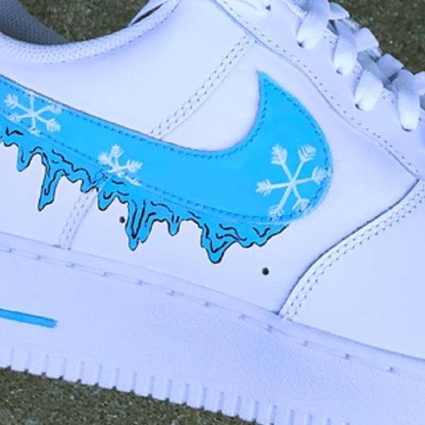 Snowflake Winter Style Pattern Quality Vinyl Sneaker Stencils Custom Shoe Trainer Pattern BESTPRICE Free UK P&P Airbrushing Customizing Etch