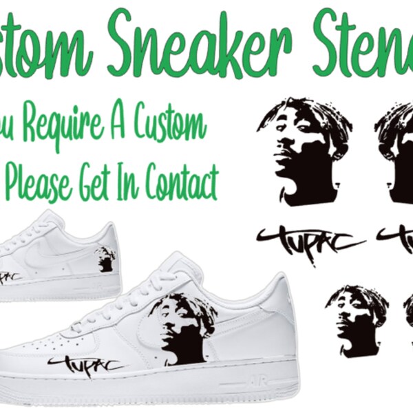 Sneaker Stencils Etsy