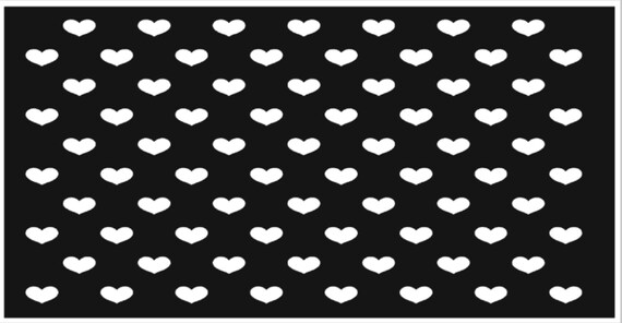 Love Heart LV Vinyl Cut Pattern Design Custom Sneaker Stencils -   Finland