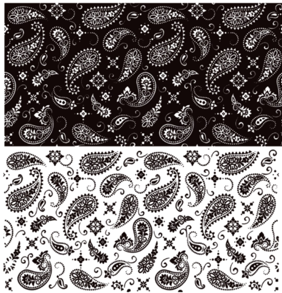 Bandana Style Custom Pattern Suitable for Airbrushing Painting Etching