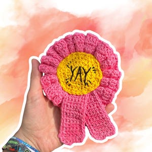 Crochet rosettes