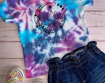 Koszulka z grafiką Stay Wild Moon Child