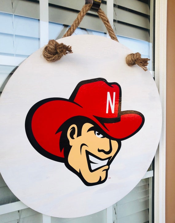 Herbie Husker Door Hanger Nebraska Mascot Door Sign Huskers Etsy