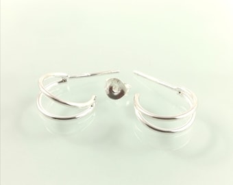 Earrings silver chips 925/1000