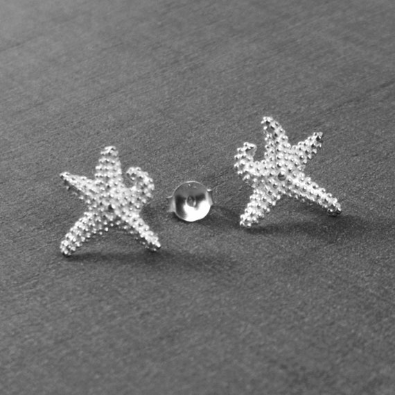 Dew Orecchini A Lobo In Argento 925 Con Design A Stella Marina - Eleganti E Confezione Regalo