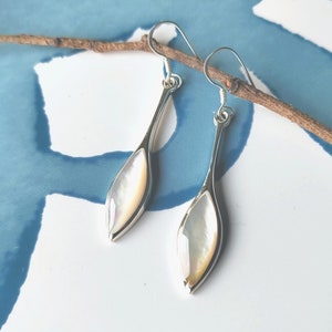 Earrings silver 925/1000 Mother-of-pearl