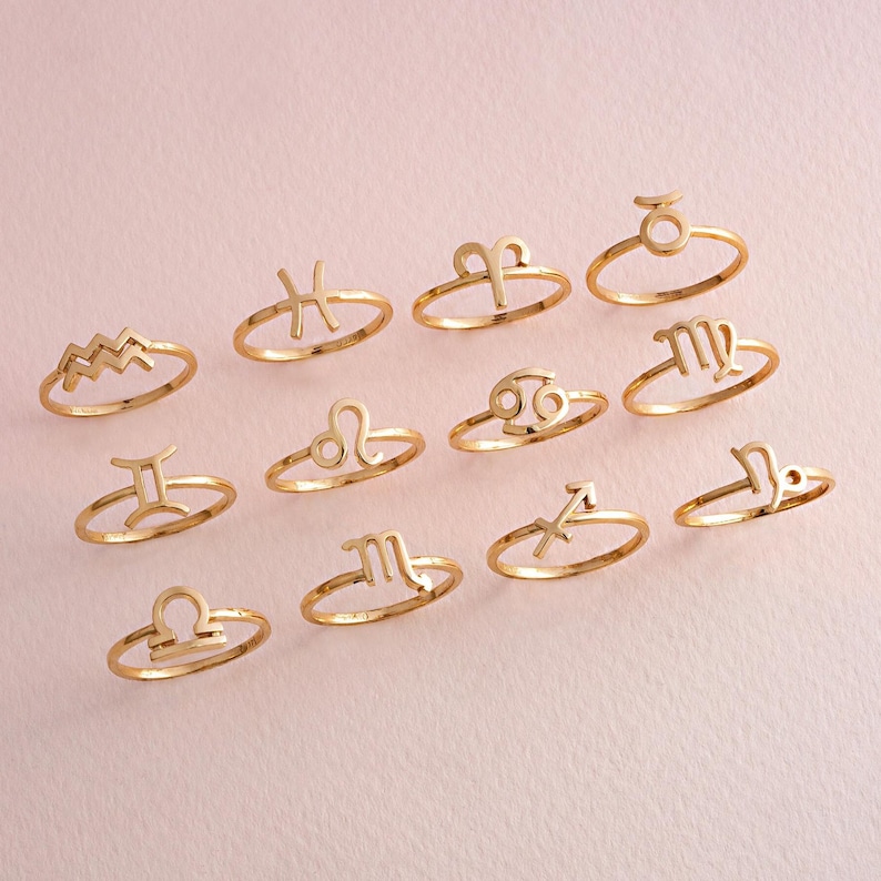 Zodiac Custom Personalized Zodiac Custom Jewelry in 10K and 14K Solid Gold ...