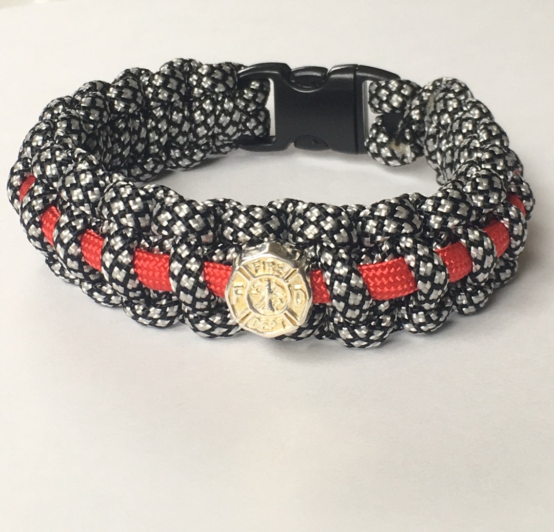 Thin Red Line Bracelet Etsy