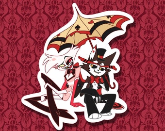 Loser, Baby | Angel Dust and Husk Sticker - Hazbin Hotel