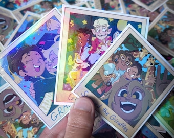 Watching And Dreaming Polaroid Sticker - Das Eulenhaus Staffel 3 Finale