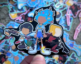 Amphibia - Calamity Trio - Anne Sasha Marcy - Stickers