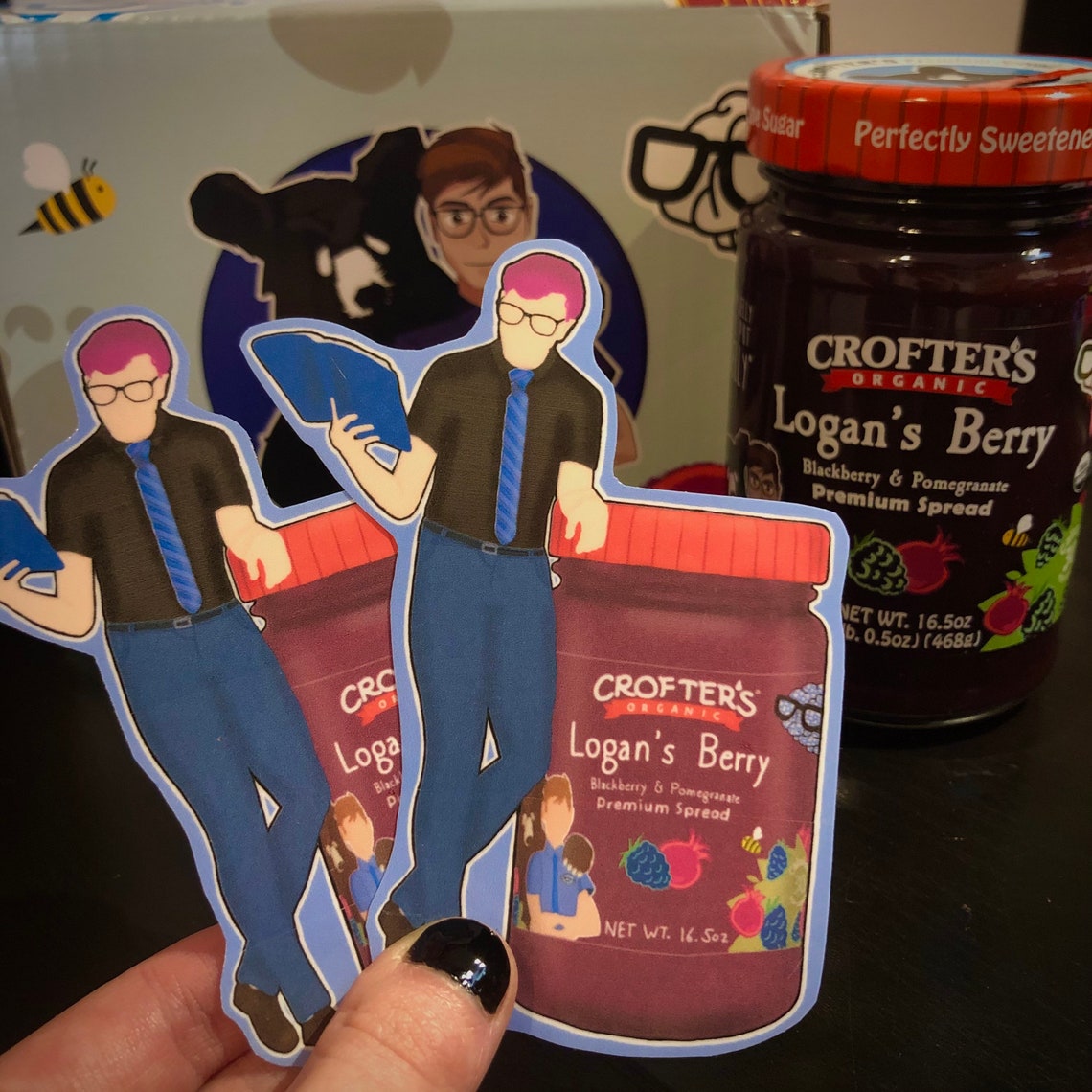 Sander's Sides Crofters Jam Stickers Etsy
