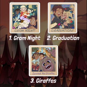 Watching And Dreaming Polaroid Stickers The Owl House Season 3 Finale image 2