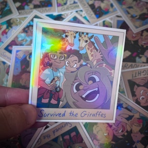 Watching And Dreaming Polaroid Stickers The Owl House Season 3 Finale image 8