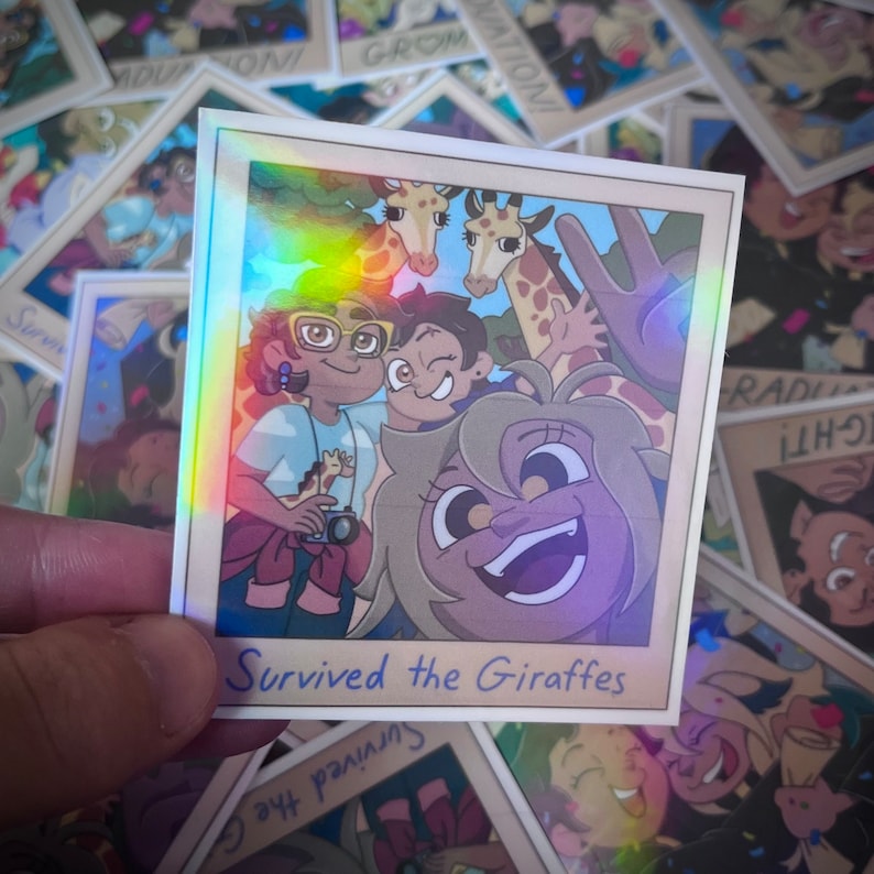 Watching And Dreaming Polaroid Stickers The Owl House Season 3 Finale image 8