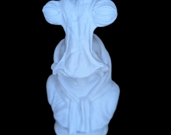 Momaw Nadon Bust – Ithorian Hammerhead Fan Art – High Detail 3D Printed Star Wars Sculpture