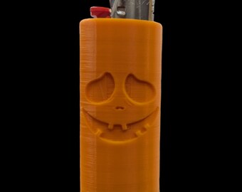 Happy Jack o Lantern Lighter Cover