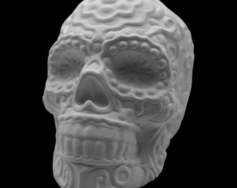 3D Printed Sugar Skull: Dia de los Muertos Decor