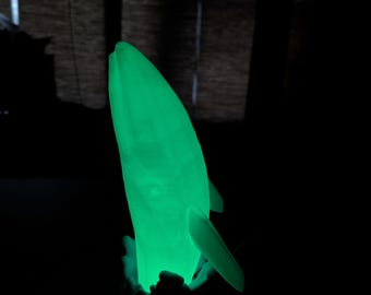 Low Poly Whale Lamp