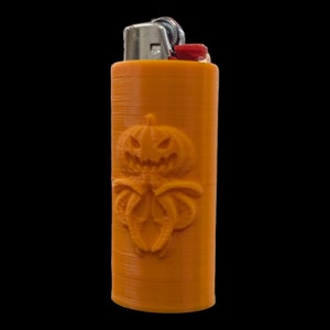 Spooky Jack o Lantern Lighter Cover