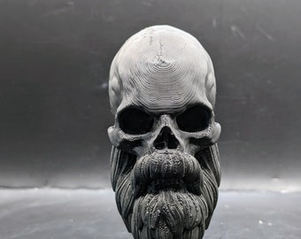 Bald Bearded Skull