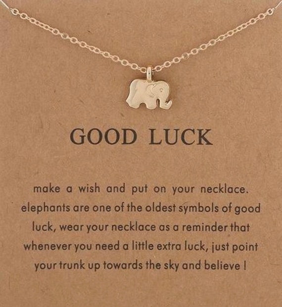Jianyuan Sun Y Necklace Friendship Good Luck Necklace Elephant Pendant Gold Hexagram Necklace Bring A Message Gift Card Good Luck Gifts Men Clothing Shoes Jewelry Brilliantpala Org