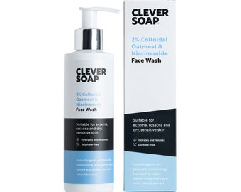 Clever Soap 2% Colloidal Oatmeal & Niacinamide Face Wash - Hydrating Cleanser