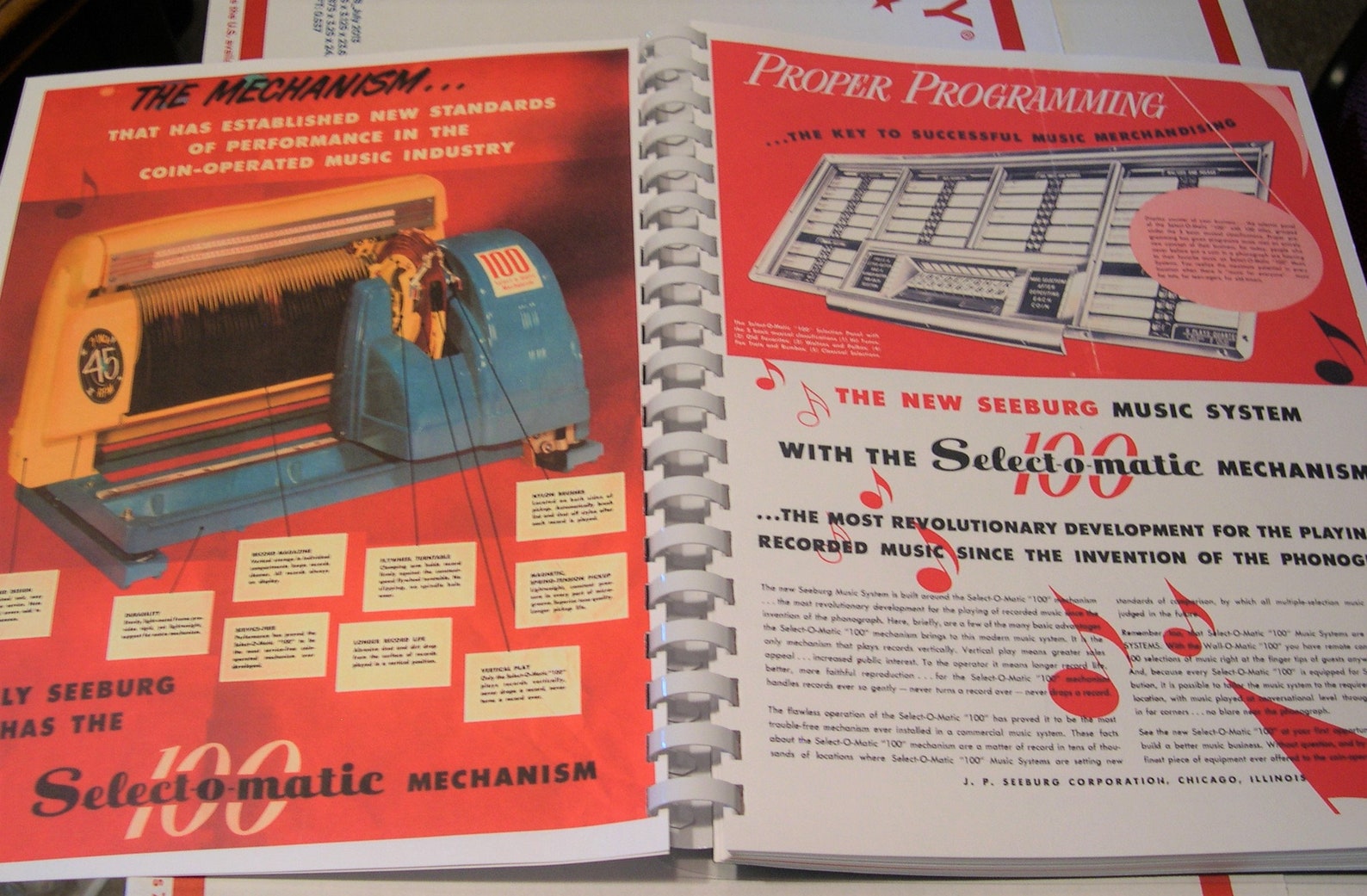 Seeburg Model M100C Jukebox Manual Includes Trouble Shooting | Etsy