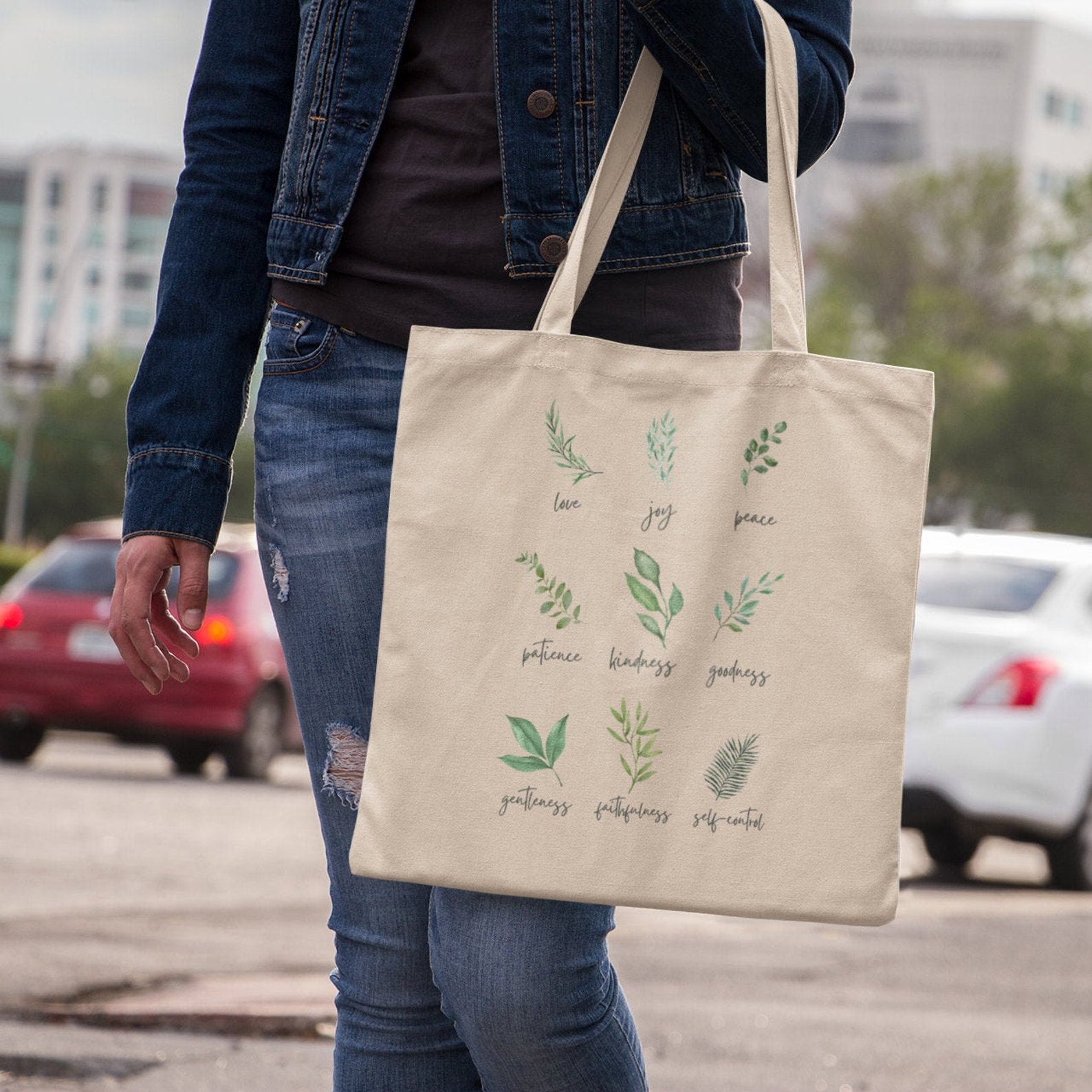 Fruits of the Spirit Tote Bag Etsy